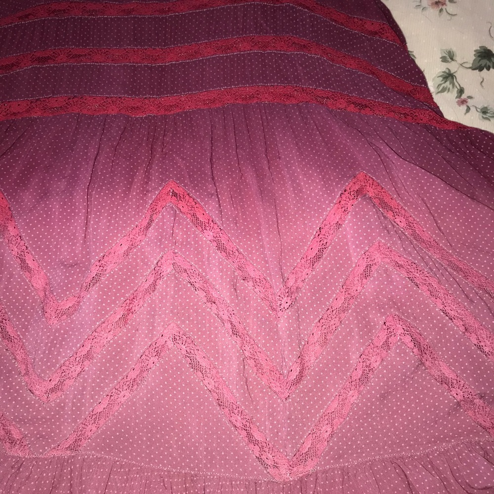 Voile and Lace Trapeze Slip Ombre Ombré Custom Dye - Picture 6 of 8